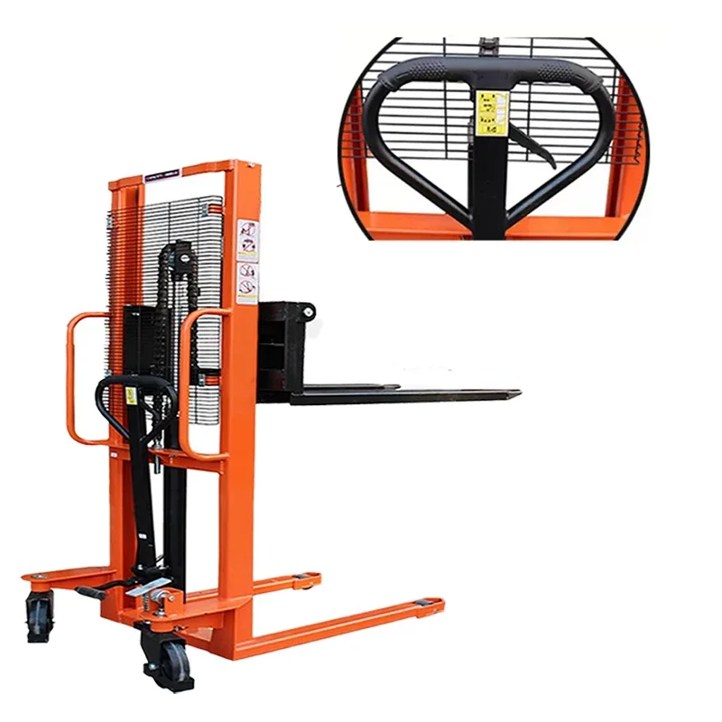 

2 Ton Manual Hydraulic Stacker Hand Pallet Truck Material Handling Lifting Forklift Tool