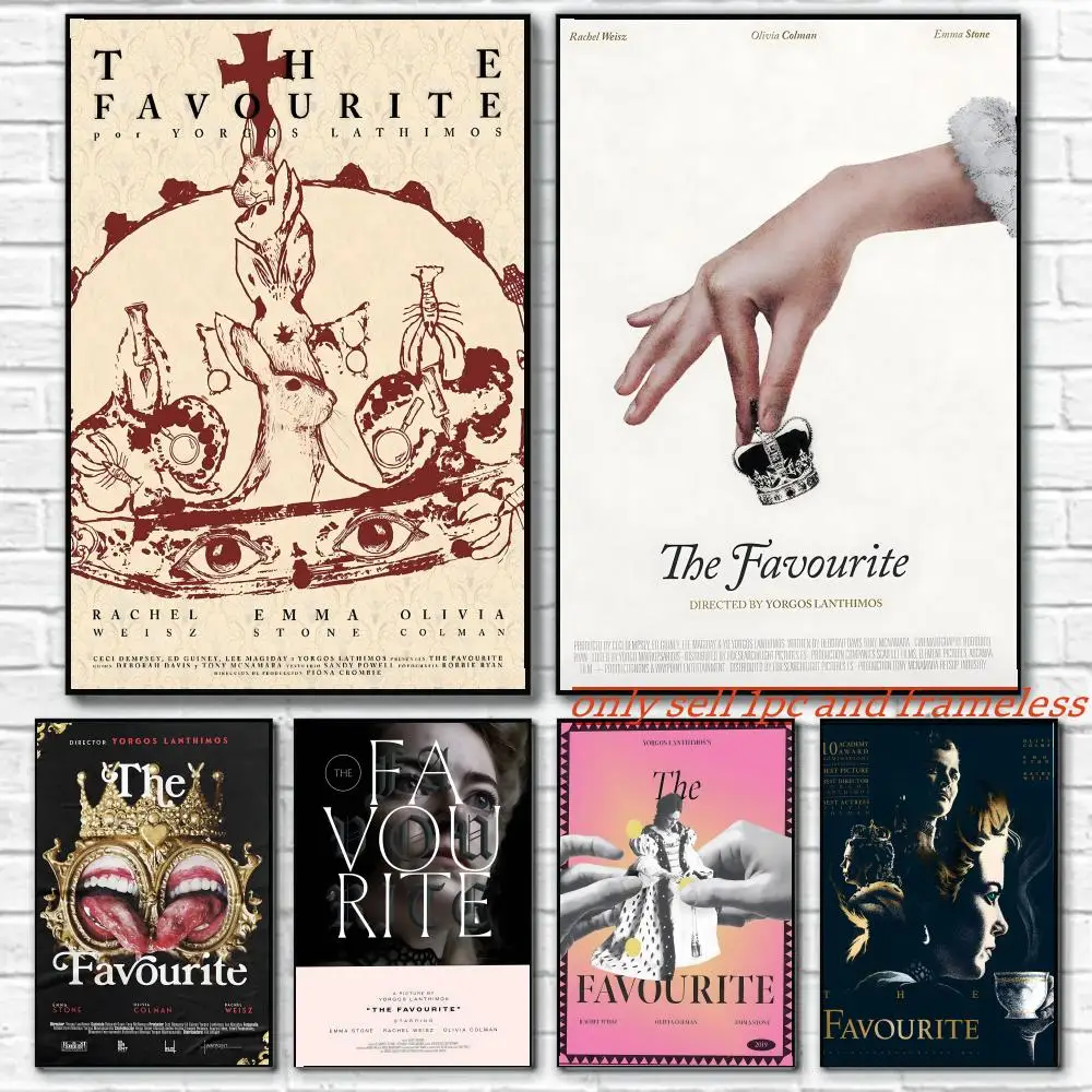 Biographical film T-The Favourite Poster Wall art poster paintings are suitable for clubs living rooms and bedroom