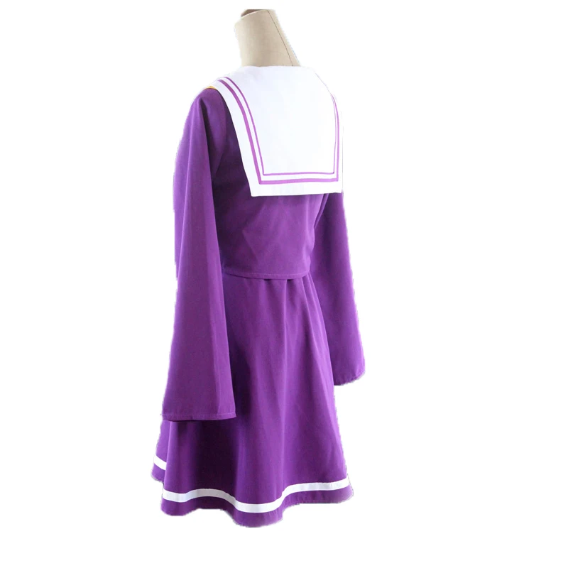 Anime No Game No Life Cosplay Shiro Cosplay Costume Halloween Carnival Women Dress Sailor Suit Japanese School Uniforms