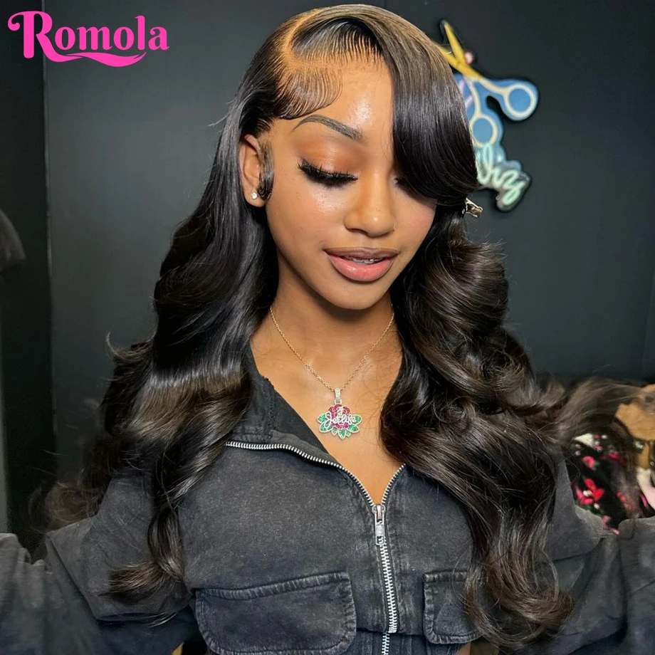 Perruque Lace Front Wig naturelle Body Wave, cheveux humains, 13x4 13x6 HD, pre-plucked, 30 40 pouces, 360