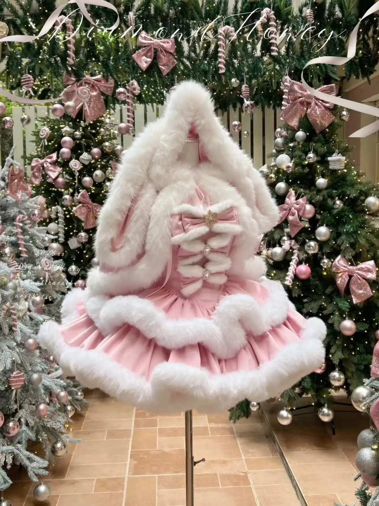 Vestido sin tirantes estilo princesa Lolita Original japonés, vestidos de cumpleaños para volver a la edad, capa de muñeca para niña dulce, abrigo cálido