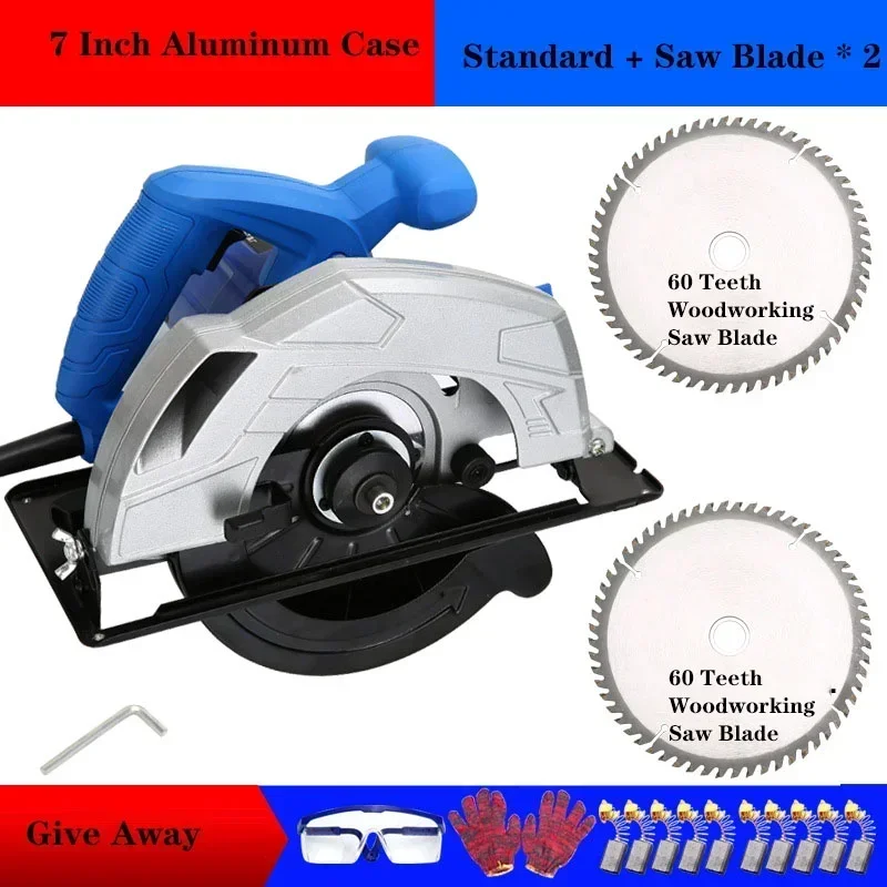 

Small New Electric Circular Saw 7 "9" 10 "household Aluminum Body Portable Woodworking Electric Saw Table Hand Electric Circular