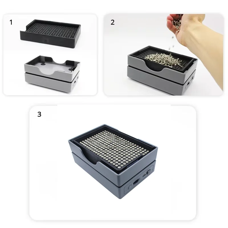 AA19 Schraube Vibration Arranger Automatisches Schraubenwerkzeug M1- Batch Feeder Schraubenverteilung Handgerätverteiler