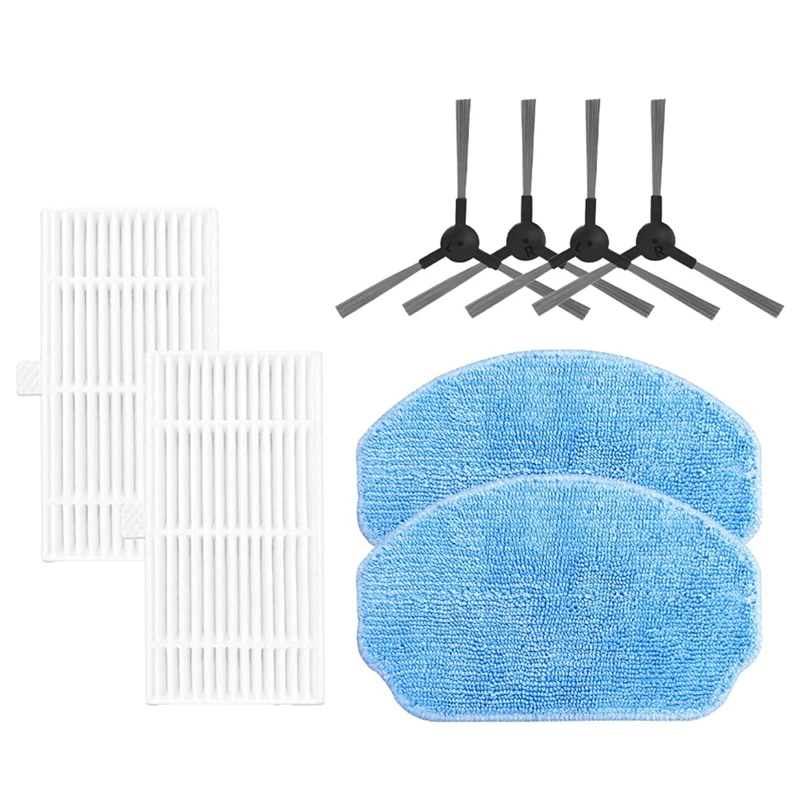 For Midea VCR04W Robot Vacuum Cleaner Accessories Hepa Filter Side Brush Mop Cloth Spare Parts