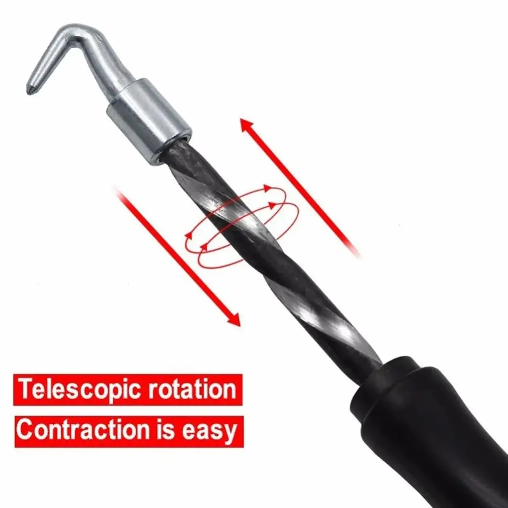 260mm Rebar Tie Wire Twister Steel Automatic Rebar Tying Steel Hook Scalable Hand Tools Twisting Fence Tool Construction
