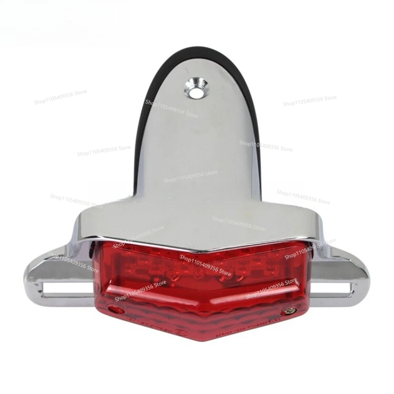 For Retro LED Taillights Night Lights, Brake Lights, Rear License Plate Lights for General Motorcycle Modification Accessories