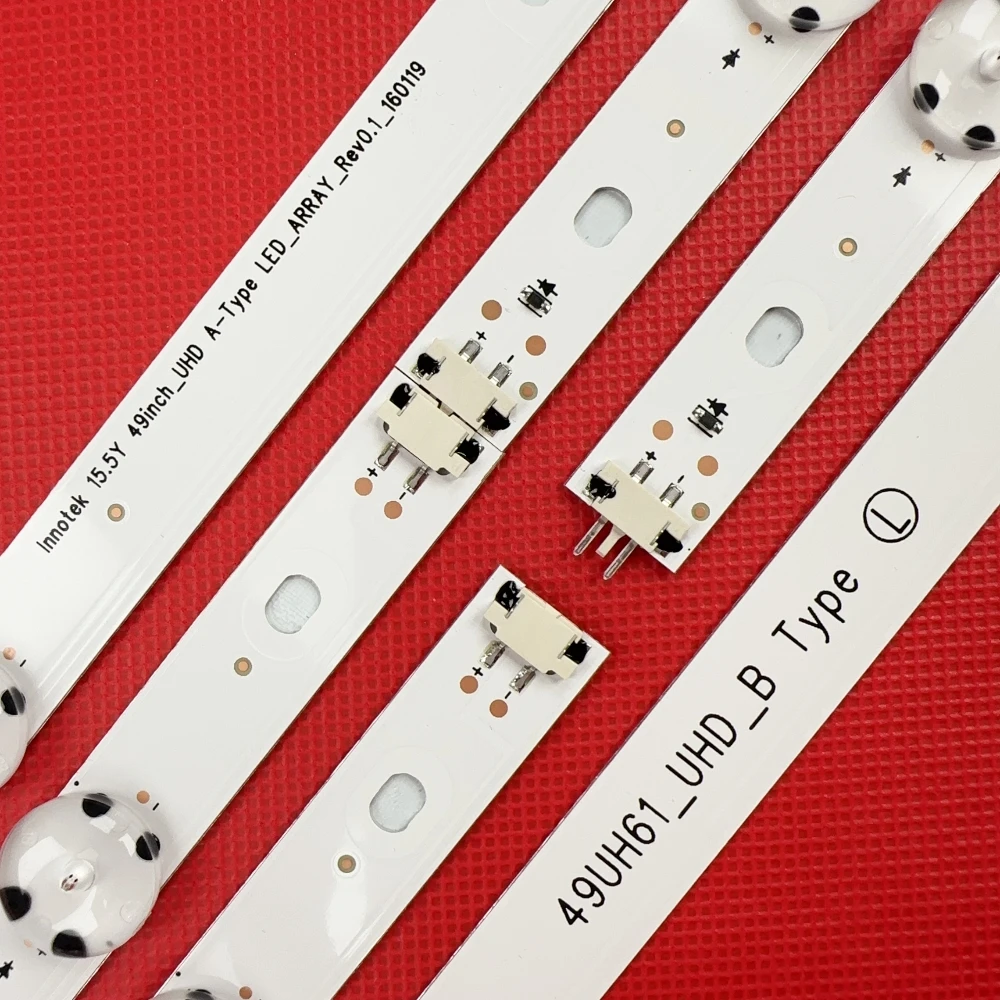 شريط إضاءة خلفي LED للتلفزيون 49UH610V 49UH603V 49UH601V 49UH620V 49UH6100 49UH61_UHD_A B NC490DGE ABEX1 ABEX2 ABEX3 ABEX4 ABEX5