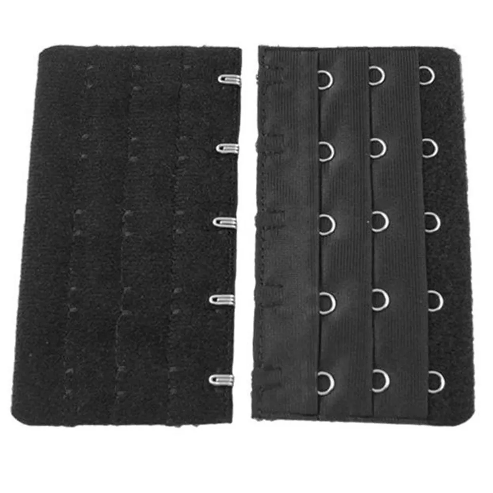 5Pcs Women's Bra Extender Nylon 3 Rows 5 Hooks Elastic Lingerie Extension Straps Comfort Increase Innerwear for Pregnancy