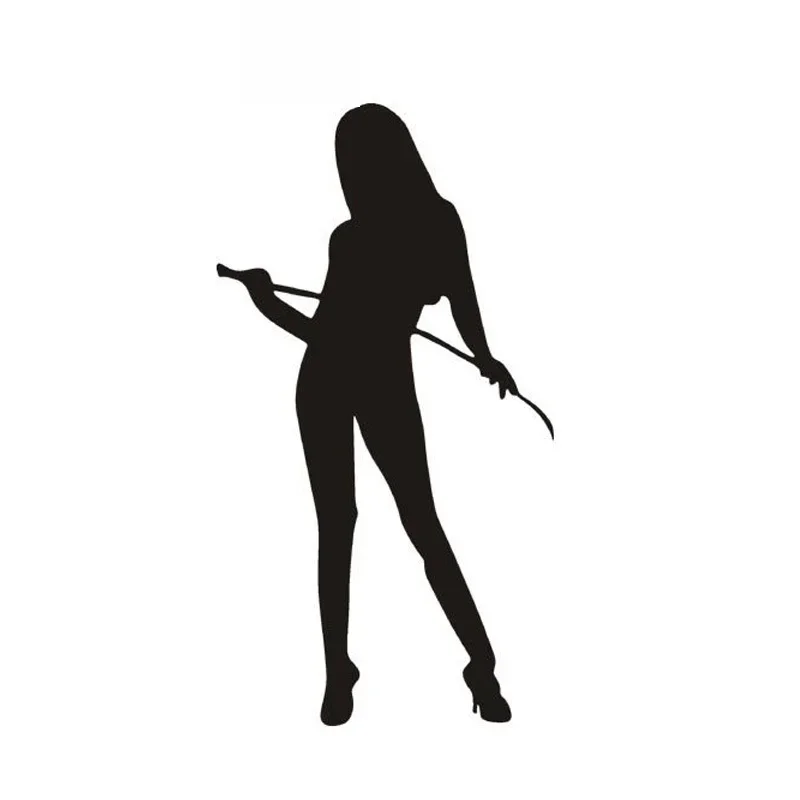 

Sexy Temptation Beauty Car Stickers Fashion Car Window Decoration Personality Pvc Waterproof Decals Black/white, 15cm*8cm