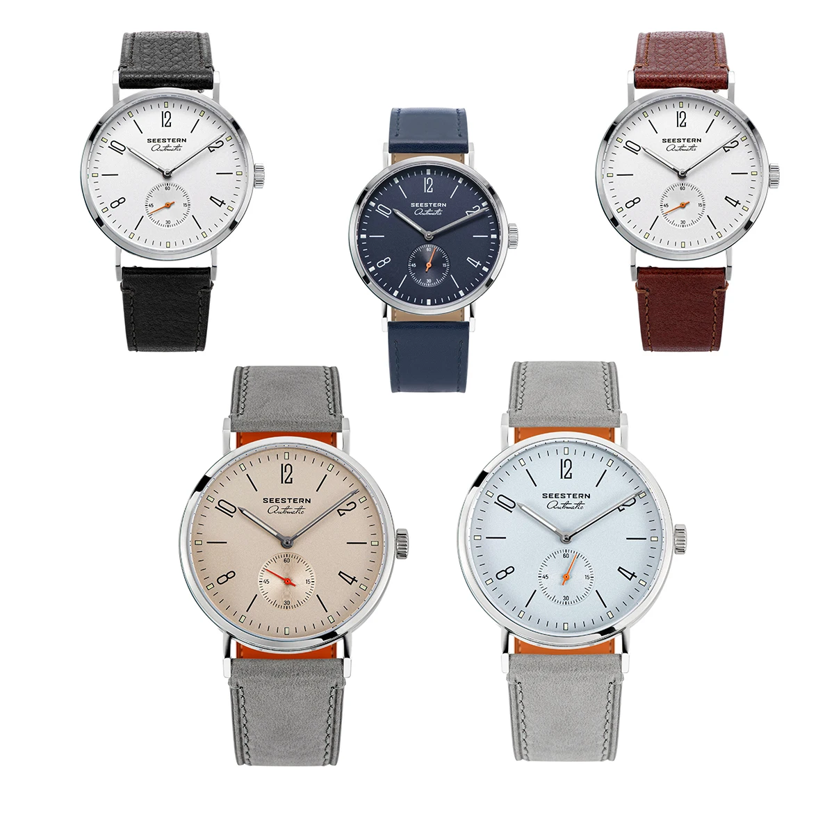 SEESTERN 2024 New Men Watch Automatic Business Wristwatches ST1701 Movement Ultra Thin Clock Top Brand Luxury Fashion Casual