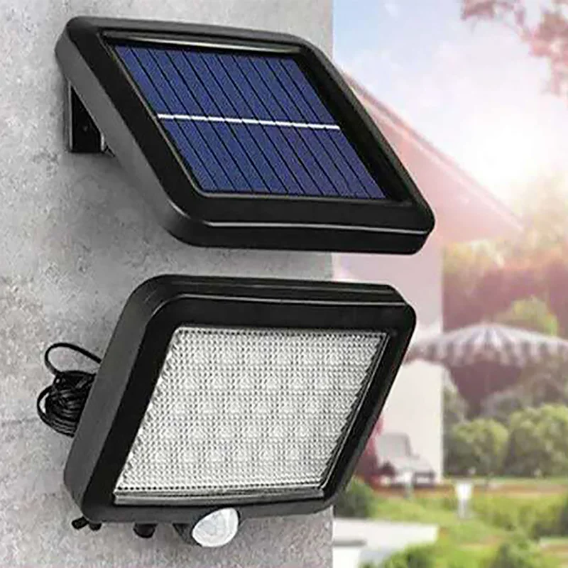 

56 Leds Solar Sensor Wall Lamp Split rotate Outdoor Motion Sensor Light Garden Patio Garage Lane Porch Waterproof Solar Light