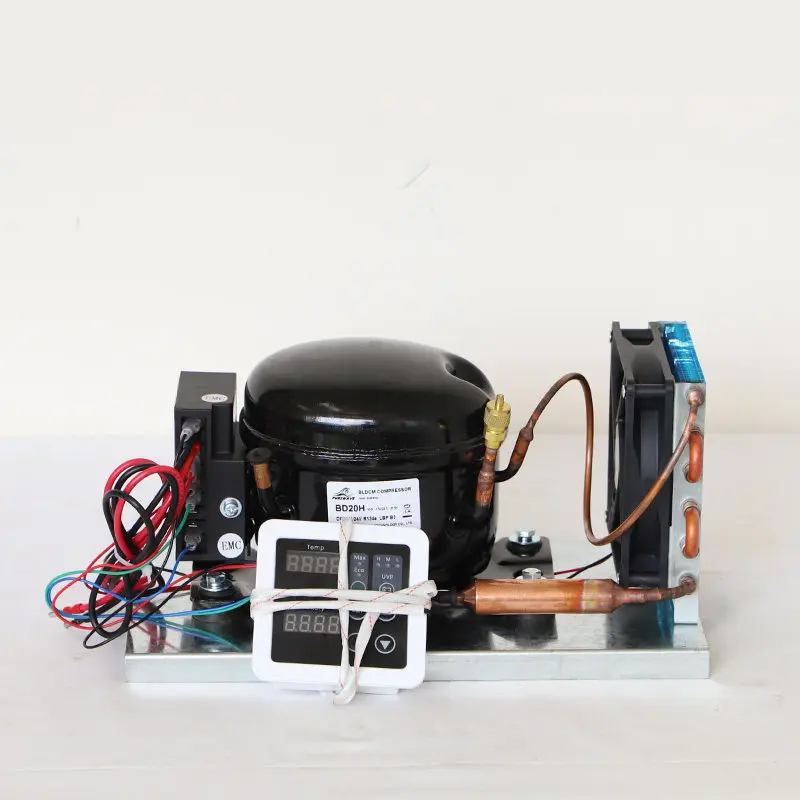 BD35HC DC compressor condensing unit Micro refrigeration unit Air-cooled refrigerator unit without temperature control