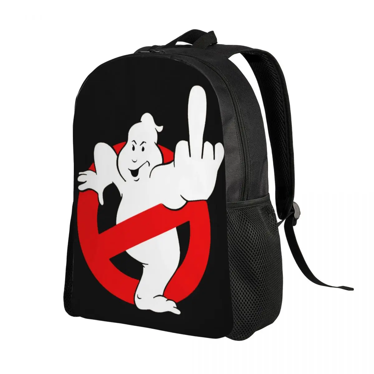 Customized GhostBusters Backpacks Women Men Basic Bookbag for School College Supernatural Comedy Film Bags