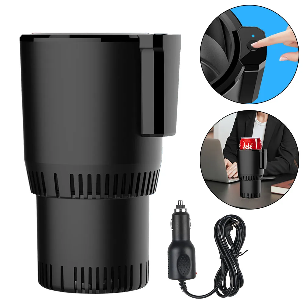 Smart Cup Rapid Refrigeration Kettle Water Warmer Bottle Car Cooling Heating Cup Holder Portable DC 12V Heat Preservation