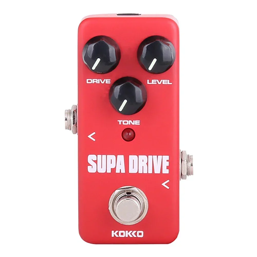 

KOKKO Supa Drive Guitar Effect Pedal Volume Gain Tone Adjustment Electric Guitar Pedal True Bypass Guitar Parts & Accessories