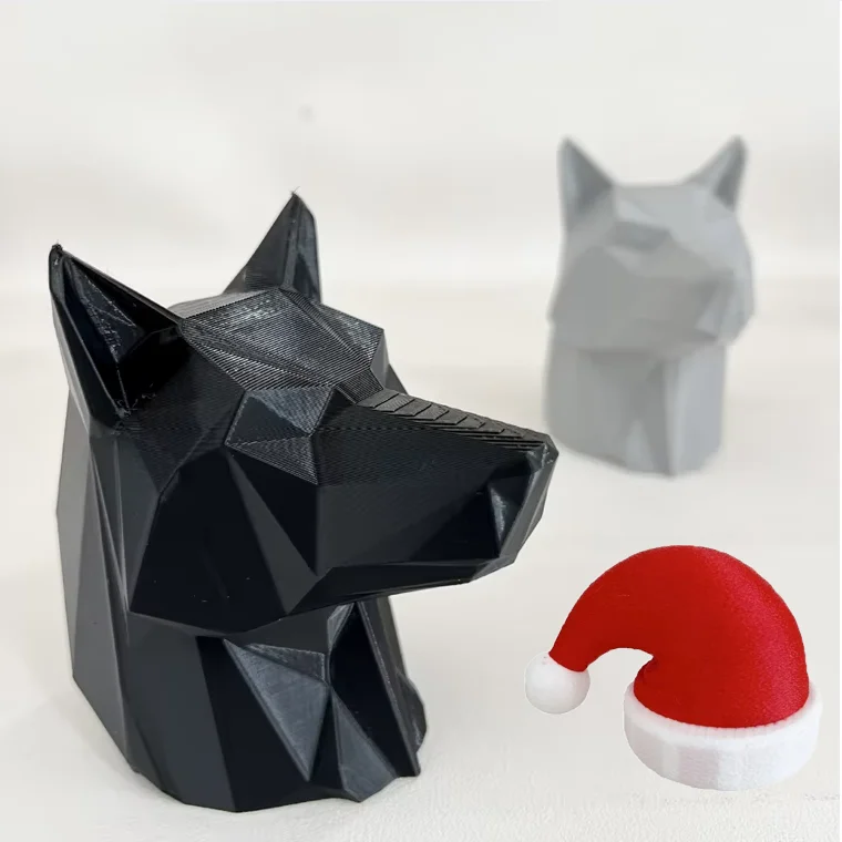 Wolf Shape Trailer Hitch Cover Christmas Hat Gas Mask 3d Printed Trailer Hitch Ball Cover Prevent Receiver Tube From Rusting