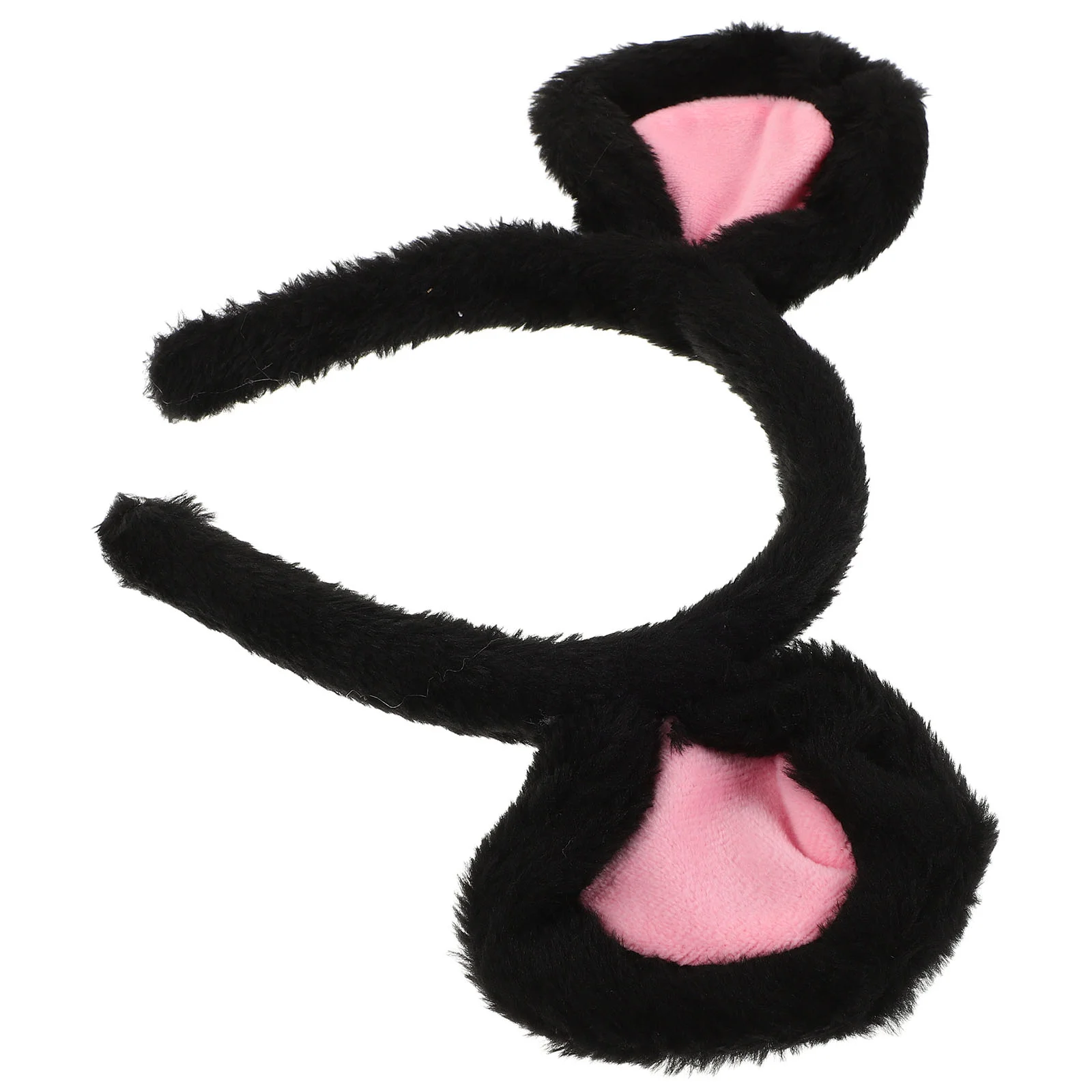 Headband Fuzzy Mouse Ears Chinese Zodiac Halloween Headbands Cartoon Accessory Plastic Animal