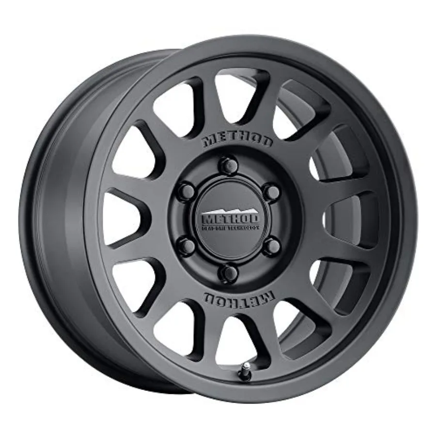 

703 Matte Black 17x8.5 6x135 0mm offset 4.75 Backspace