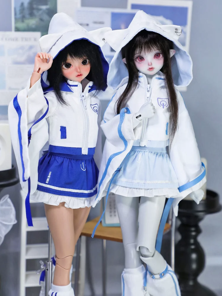 

New Arrival BJD Doll Clothes For 1/4 MSD MDD Doll Accessories Blue Doll Dress Up Gift Diy Clothes(Only Clothes No Doll)
