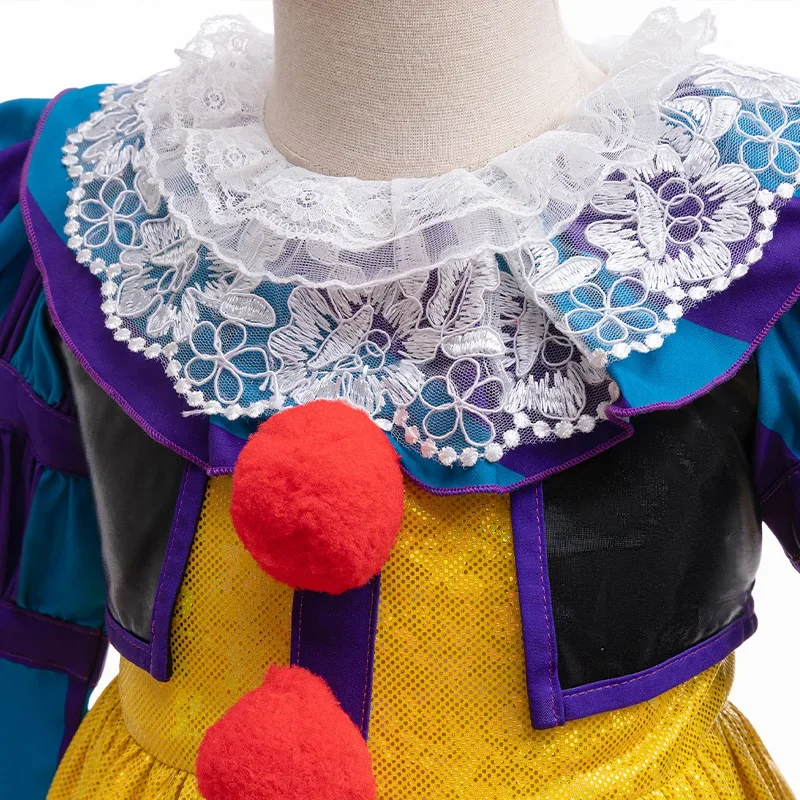 Cosplay Clown Releval Performance fur s for Children, Costumes d'Halloween pour enfants, Best-seller, Commerce extérieur