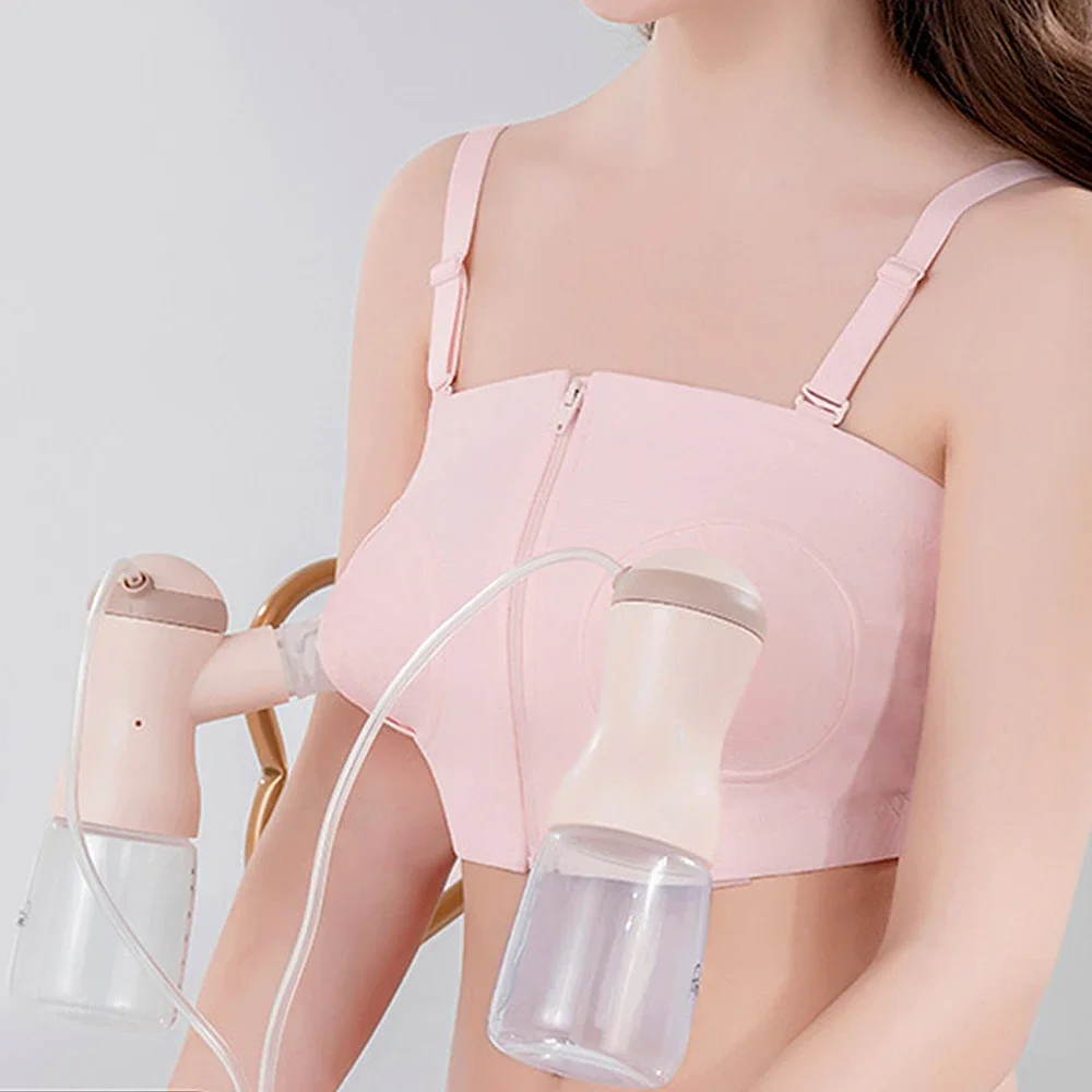 

Pregnancy Breastfeeding Underwear Hands Free Breastsucking Bra New Collection Breastsucking Device Fixed Belt Artifact