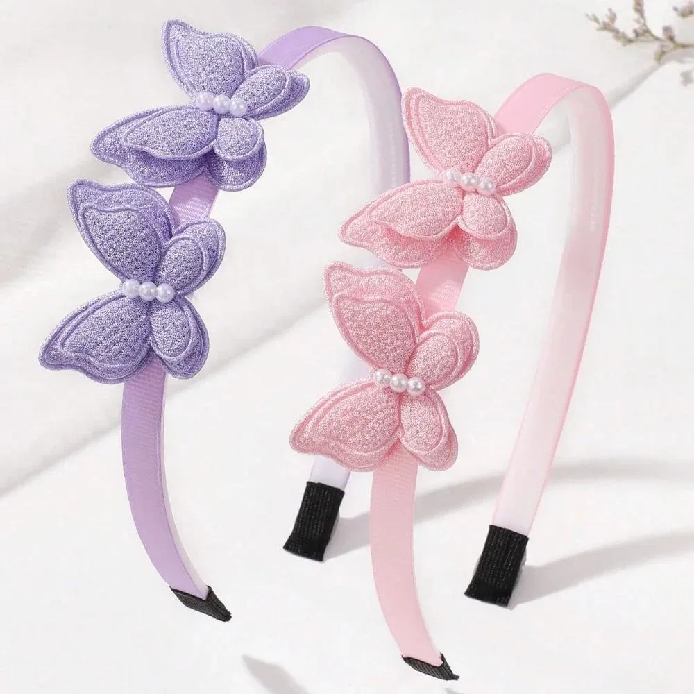 3/4 Stücke Nette Schmetterling Cartoon Blume Haarbänder Mädchen Schöne Haarband Kinder Haarschmuck