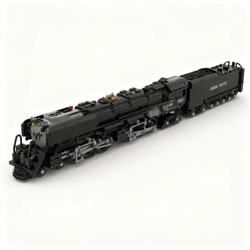 2094pcs MOC Union Pacific Challenger Steam Train Model Building Blocks Toy Construction Christmas Gifts Idea Education Brick