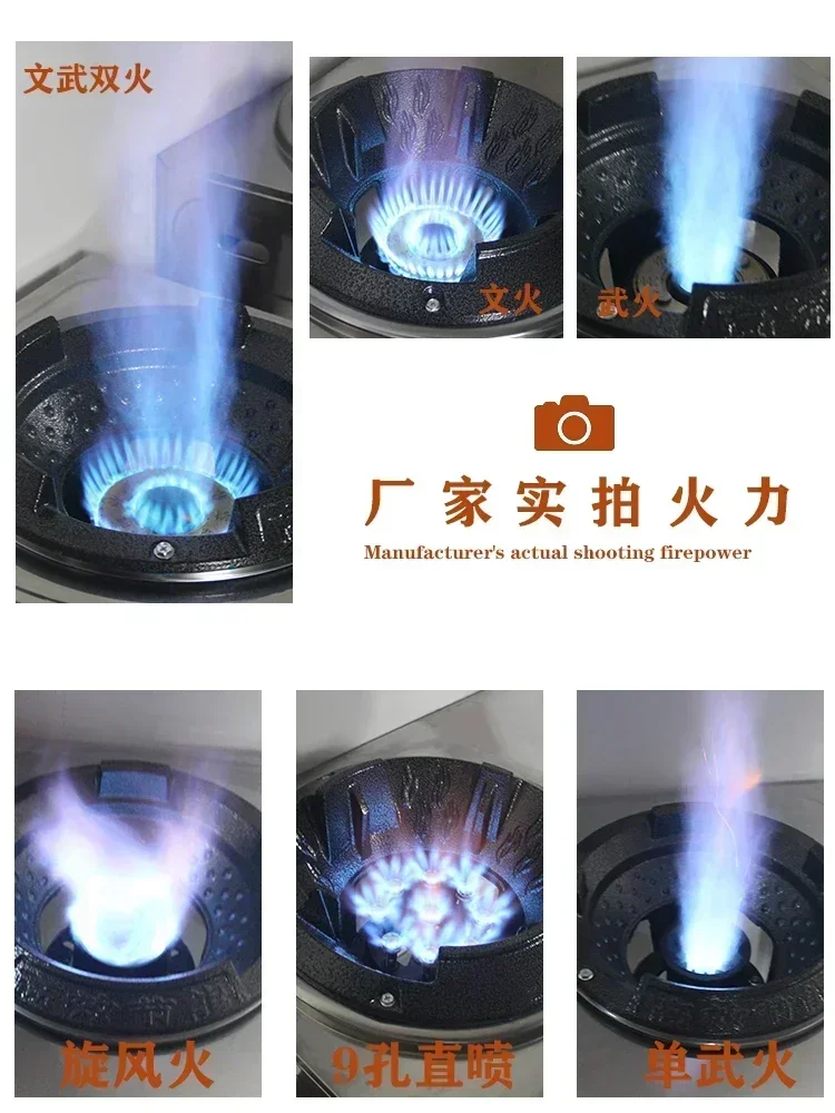 Kompor Gas เตาเดี่ยวเตาไฟฟ้าตั้งโต๊ะสำหรับครัวเรือนแก๊สเหลวเชิงพาณิชย์ rak kompor kompor Gas แรงดันสูง