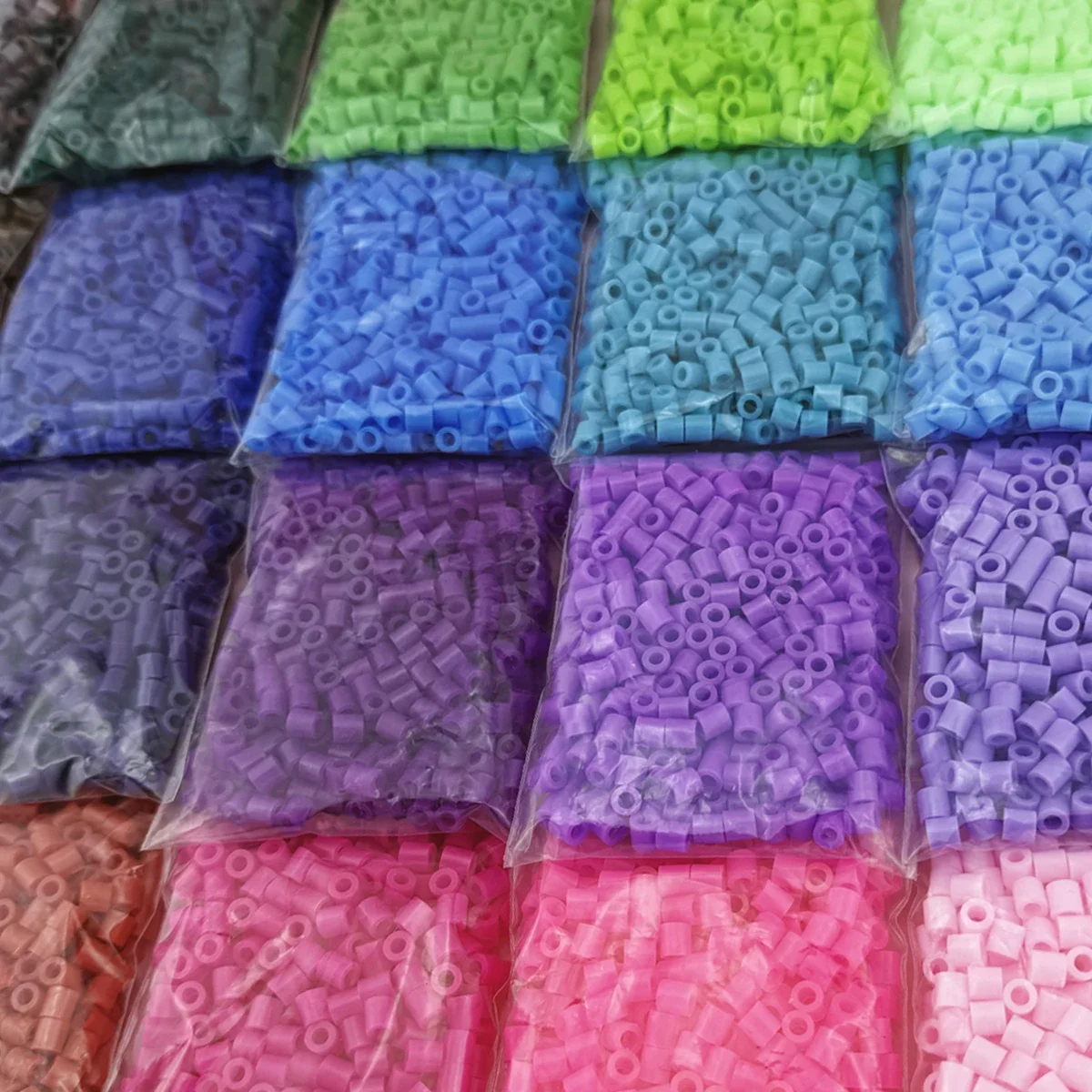 DIY Full Color 3D Fusion Bean Handmade Set Flat Puzzle Creative Entertainment Full Set Girl Gift Internet Celebrity Toy