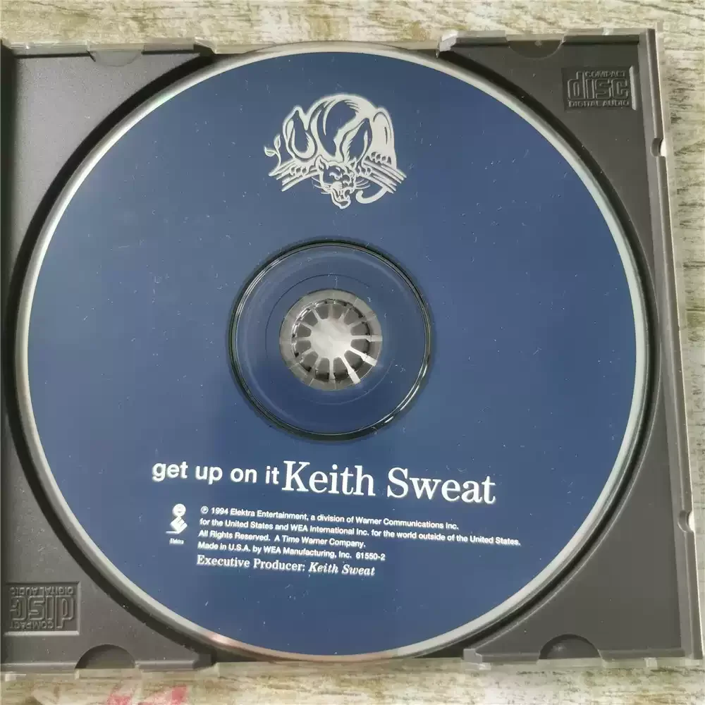 CD Keith Sweat Get Up on It  Released in 1994, Keith Sweat's Iconic Delicate Vocals  Contemporary R & B Style New Jack Swing