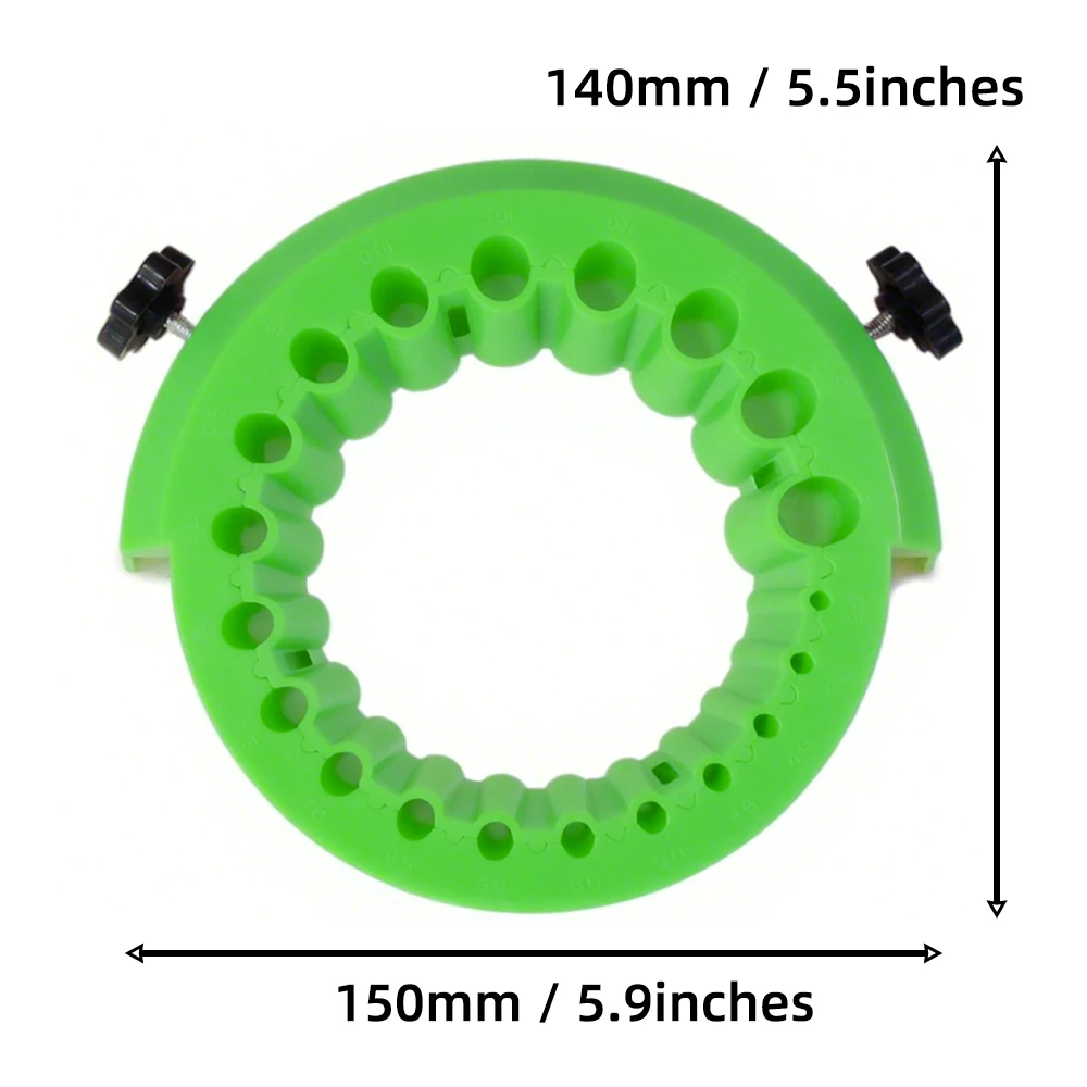 Anti-Stripping-Winkelschleifer-Bohrerschärfer, 2–13 mm, 20 Löcher mit Metallgewindeeinsätzen, passend für 115/125-Schleifmaschinen, Erneuerung alter Bits – Detail 5