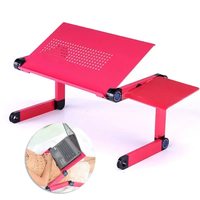 Aluminum Alloy Folding Laptop Stand  Adjustable Multifunctional Notebook Computer Lapdesk For TV Bed Sofa PC Table Desk Stand