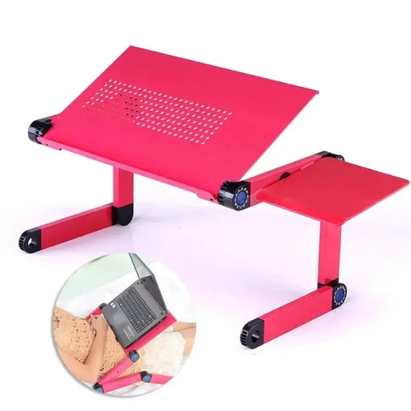 Folding Laptop Stand Multifunctional Adjustable Notebook Computer Lapdesk For TV Bed Sofa PC Table Desk Stand Aluminum Alloy