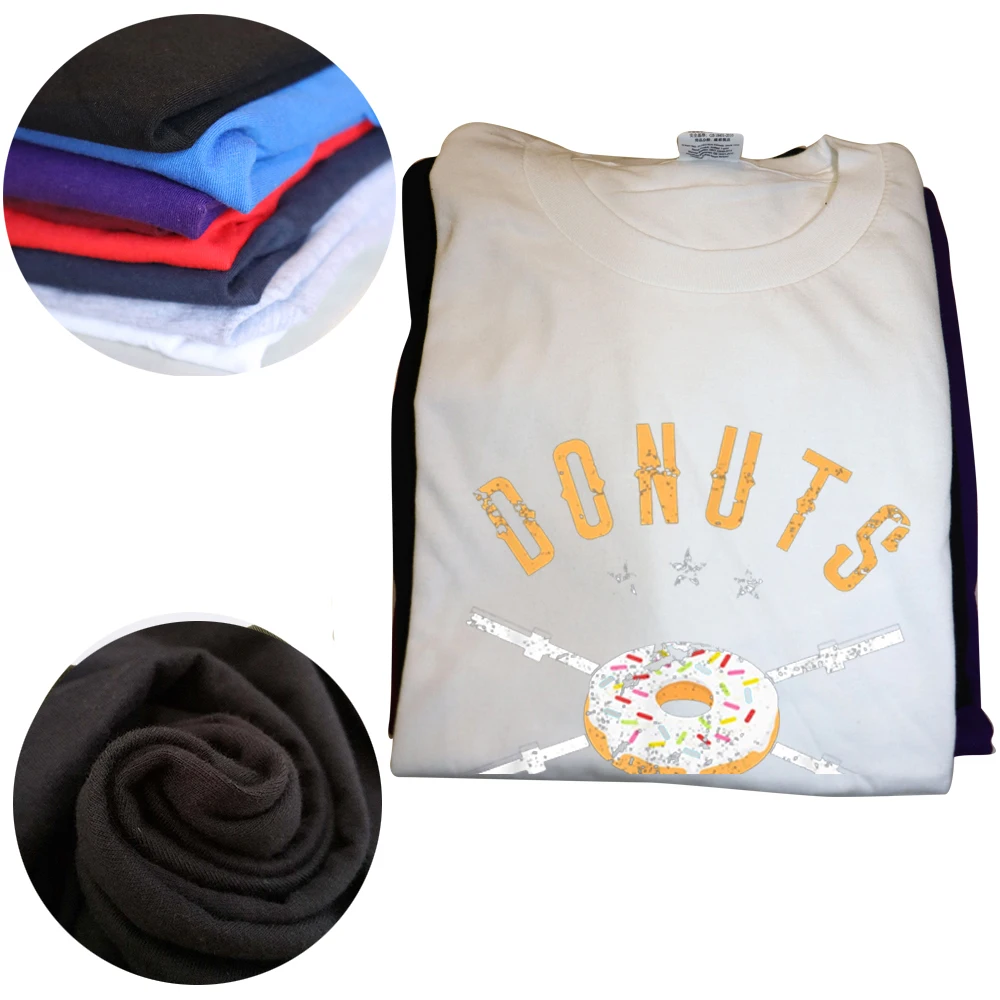 FPDonuts and Deadlifts Funny Workout Powerlifter T Shirts Graphic Cotton Streetwear Short Sleeve Summer T-shirt Mens Clothing