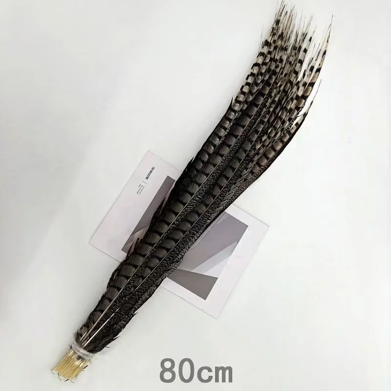 

50PCS 80-85CM Lady Amherst Tail pheasant Feathers Natural Pheasant Side Feather For Carnival Wedding Decoration Plumes Plumas