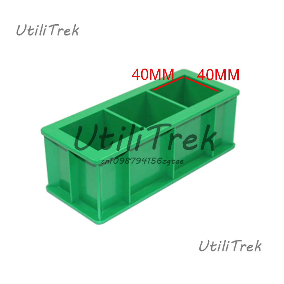 

5 pieces High quality concrete tryout 40mm cube three slot ABS plastic thickening compression test mold mortar test block mold