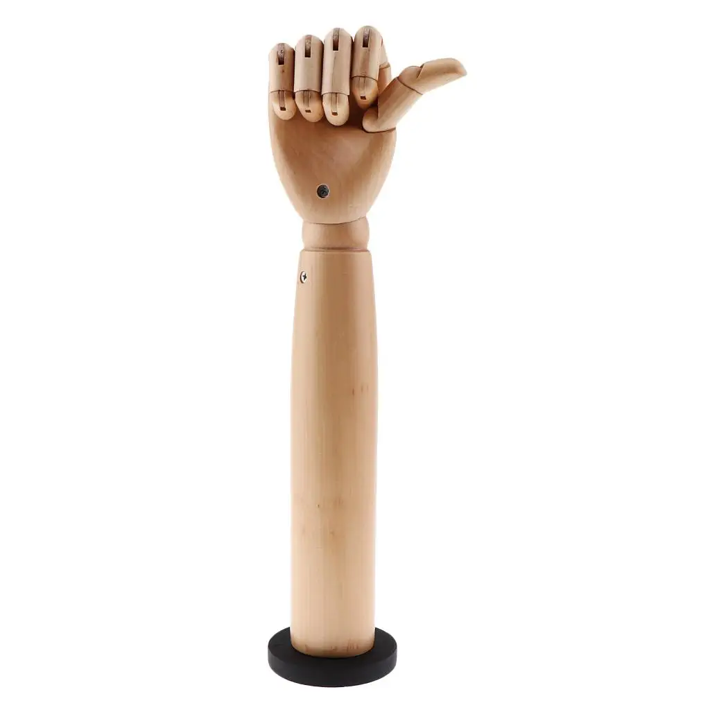 Jewelry Display Hand Model for Drawing, Sketch (Female Hand) Articulated Sectioned Flexible Fingers Manikin Hand Figure