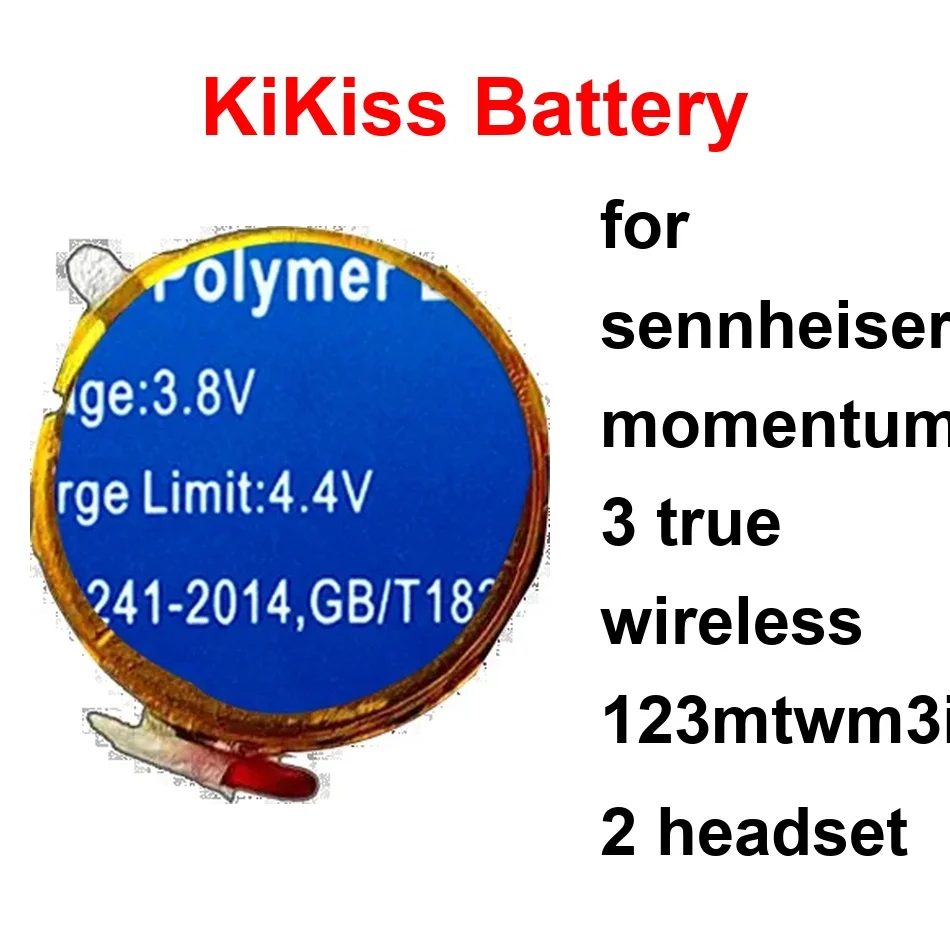 

Аккумулятор для мобильного телефона для гарнитуры Sennheiser Momentum 3 True Wireless 123Mtwm3ietwm3aebtcharing 2, 200-1050 мАч