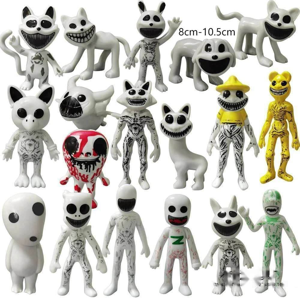 Zoonomaly Figures Toys Set Zoonomaly Monster Set Zoonomaly Action Figure Game Man Cat Frog Pvc Plastic Figurine Toy Doll Gift