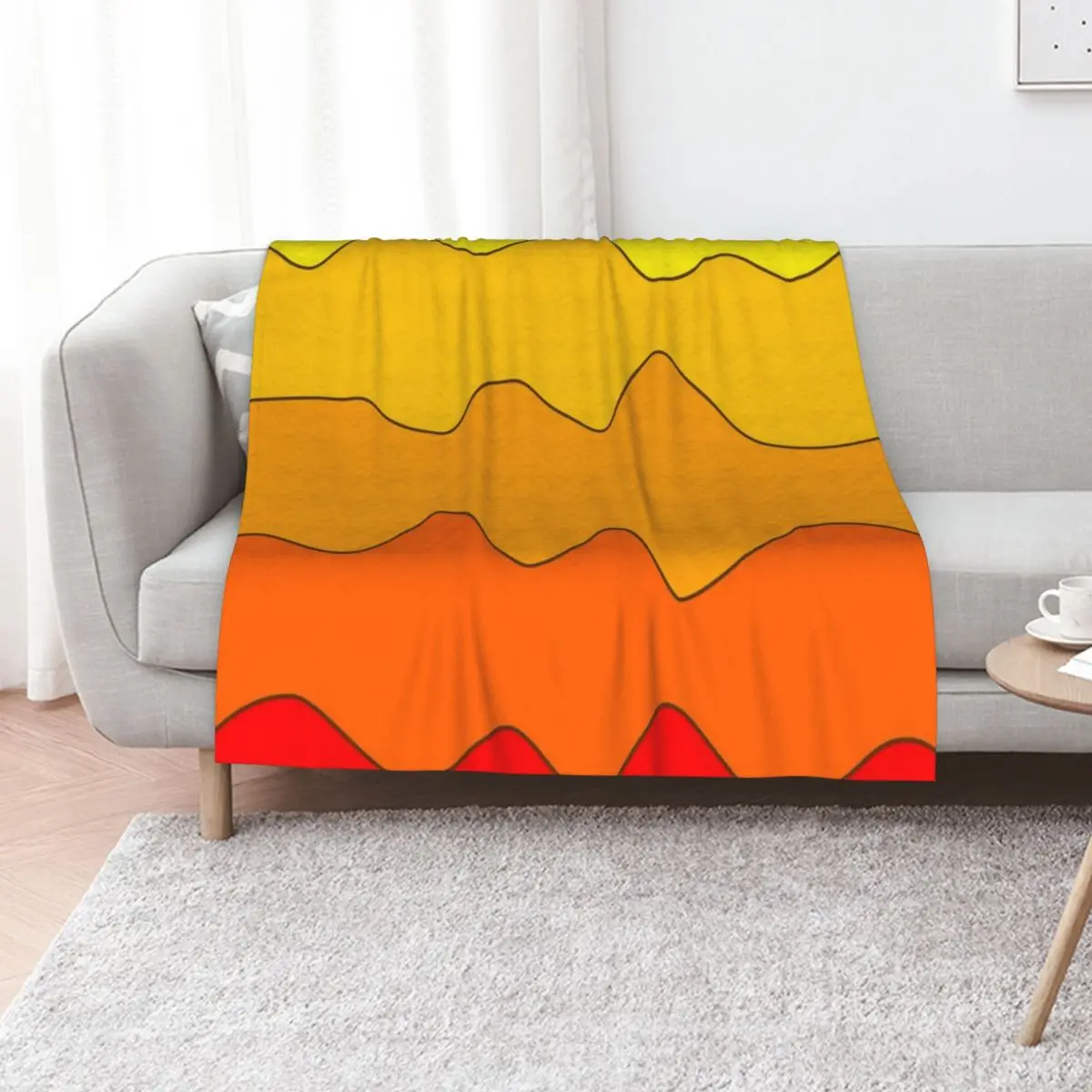 fire voice waves Throw Blanket sofa bed Thermal Sofa Throw Thins Quilt Moving Blankets