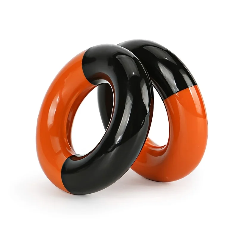 2PCS Golf Swing Trainer Round Weight Power Swing Ring for Golf Clubs Warm up Golf Club Head Driver Training Aid