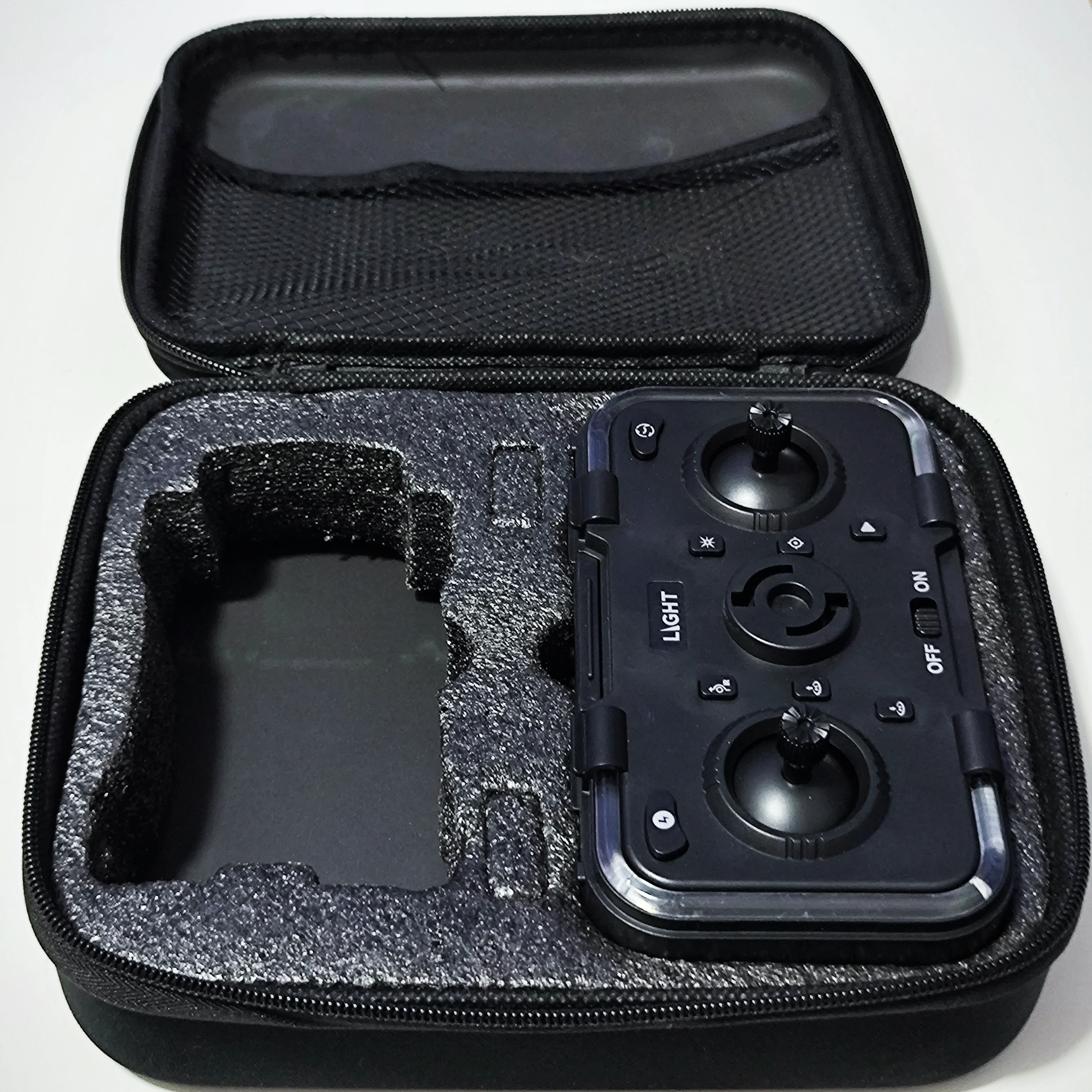 

Mini Drone XT2 Obstacle Avoidance Folding RC Quadcopter Spare Parts Storage Bag Remote Control Accessories Kit