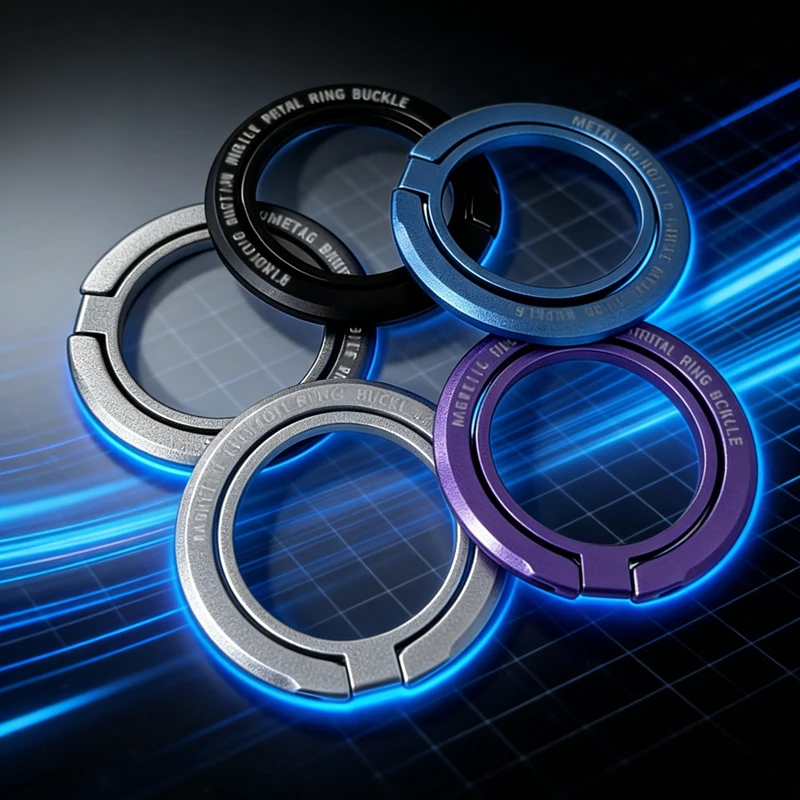 

Magnetic Cell Phone Ring Holder Mobile Phone Bracket Removable Cell Phone Grip Kickstand For iPhone MagSafe Samsung Xiaomi New