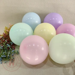 5/10/12/18inch Macaron Birthday Balloon Candy Green Yellow Pink Pastel White Blue Ballloons Baby Shower Wedding Party Decoration