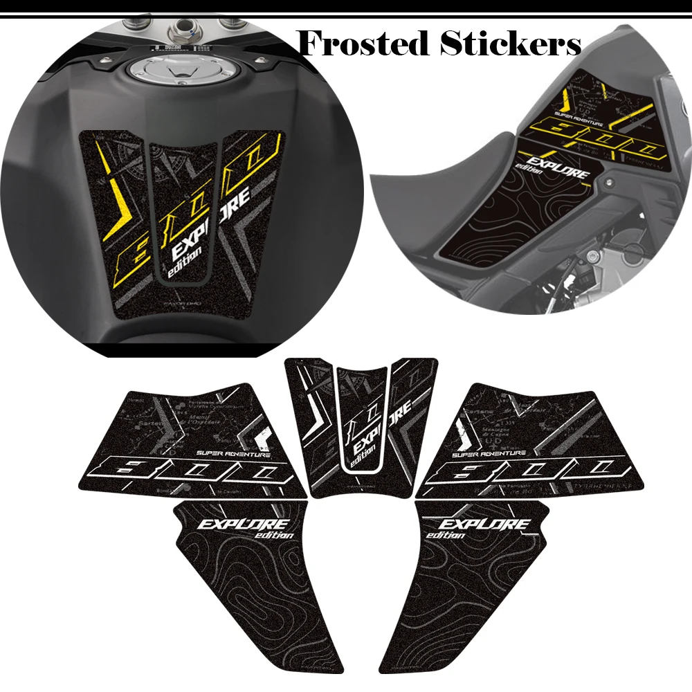 

Наклейки-протекторы на бак и боковые ручки для мотоцикла Kove 800X 800 X Pro Super Adventure RALLY ADV, матовые, для защиты от скольжения
