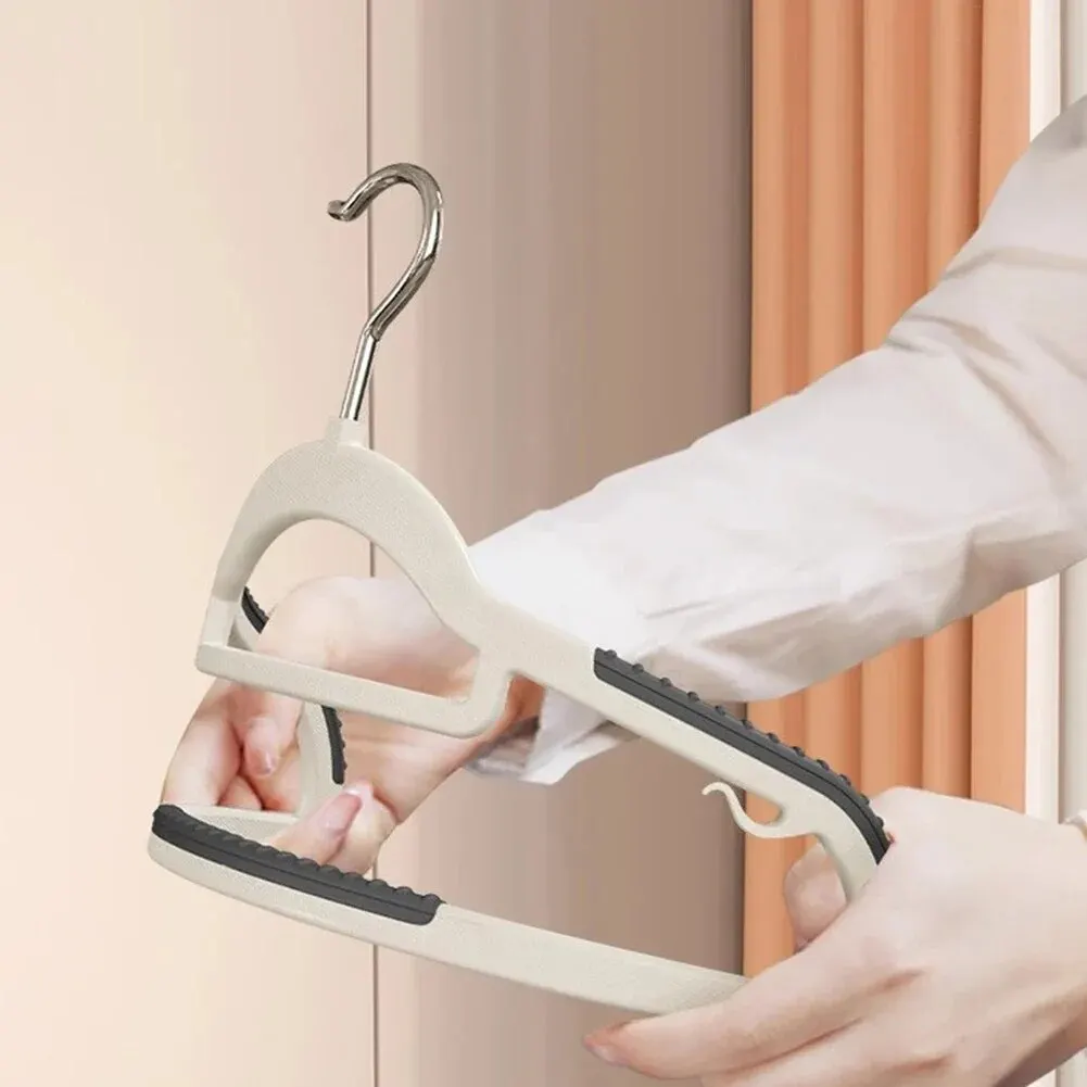 10PCS Clothes Hanging Household Hangers Non-slip Dormitory Bedroom Special Storage Clothes Hanging No Trace image 3