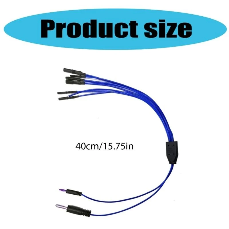 Test Leads Diagnostic Harness Set for Automotive Diagnostics High Temperatures Resistant Jumper Cables with Clear Labels R6FB