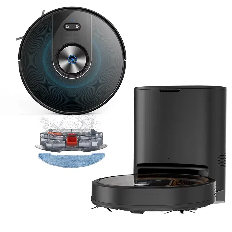V980plus Intelligent Automatic Robot Vacuum Cleaner With Sweeping Mopping Dust Collection System for Home Hotel Floor Cleaning