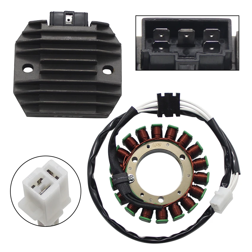

Motorcycle Stator Coil Regulator Rectifier Set For Yamaha XVS400 XVS650 Drag Star 4TR-81410-00 4JH-81960-00 4JH-81960-01