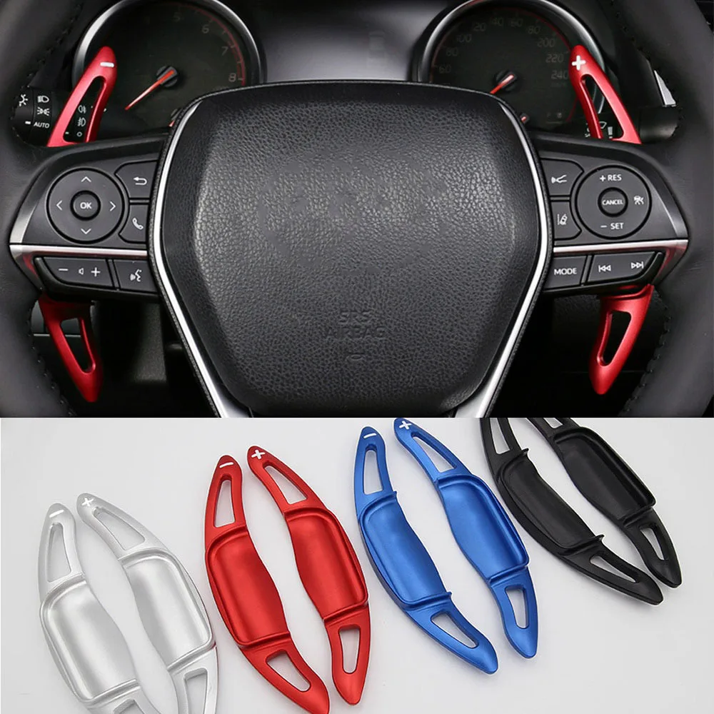 

Shifter Paddle For Toyota Fortuner Camry SE Corolla GR XR XSE Sedan Crown RS RAV4 Car Steering Wheel Gear Extension DSG Stickers